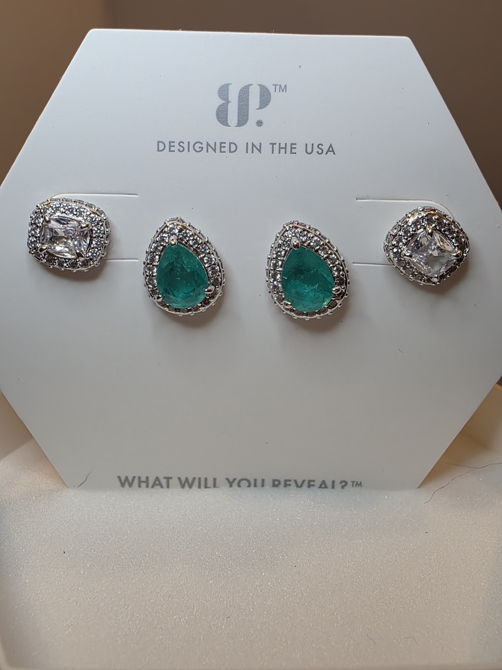 Together At Heart Stud Earrings